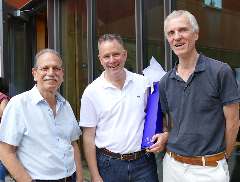 L-R: Professors Arthur Hosios, Dwayne Benjamin and Martin Osborne