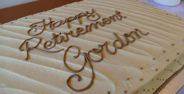 retirement cake