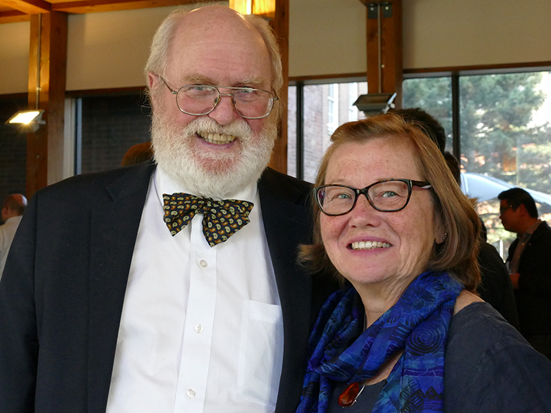 Gordon Anderson and his wife, Alexandra