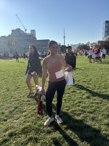 Picture of Saya Alvarez at the 2025 Run for the Cure