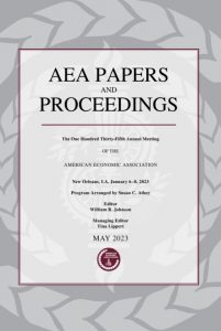 Cover Image of the AEA Papers and Proceedings