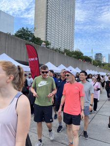 35 staff members, faculty and grad students participated in Run for the Cure. 