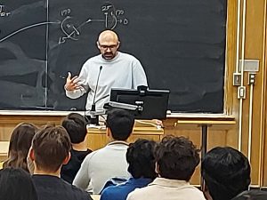 Hashir Rasul, CFO Capital One Canada addresses ECO204 students