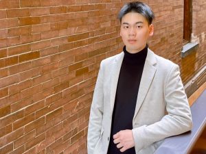 Portrait of Jack Lee in Max Gluskin House, Econ HQ at UofT