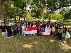 A group photo of the Malaysian Singaporean Students Association members at UofT