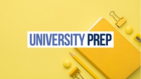 title image for University Prep program for incoming students