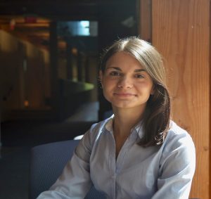 A photograph of PhD student Vanya Georgieva.